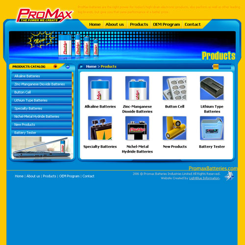 Promax Battery Industries Limited.޹˾ | ǳѶ/LightBlue Vision Studio/